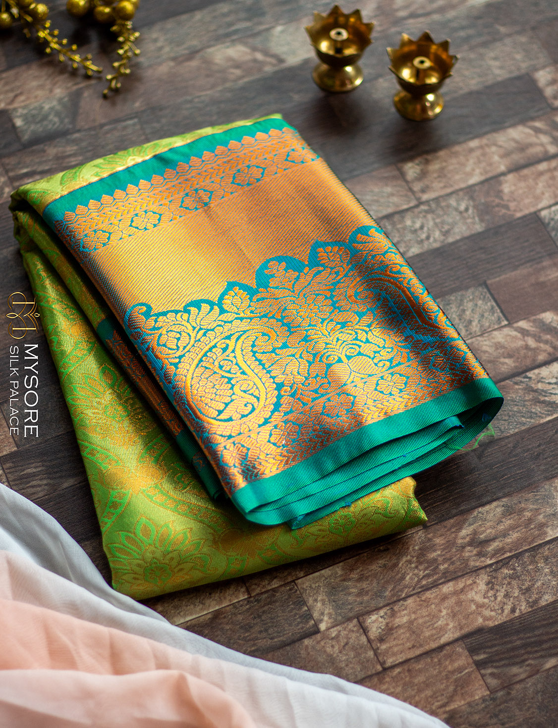 GREEN COPPER SAREE