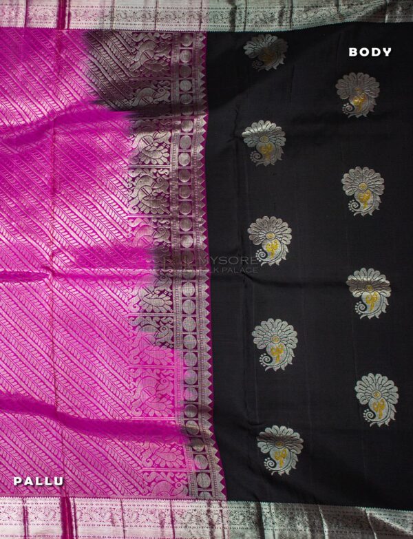 Black kanchi saree ST - Image 2