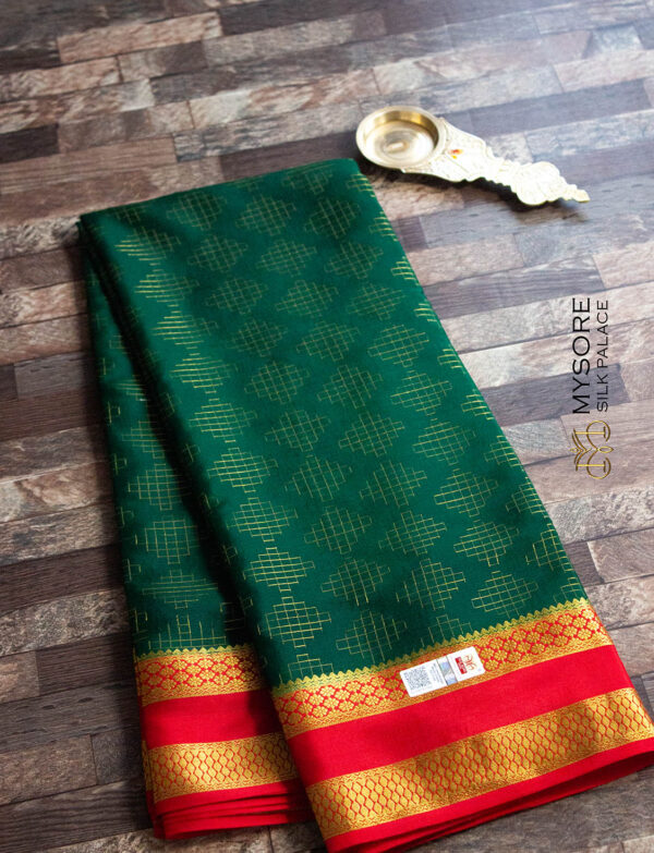 Green Mysore Silk Saree