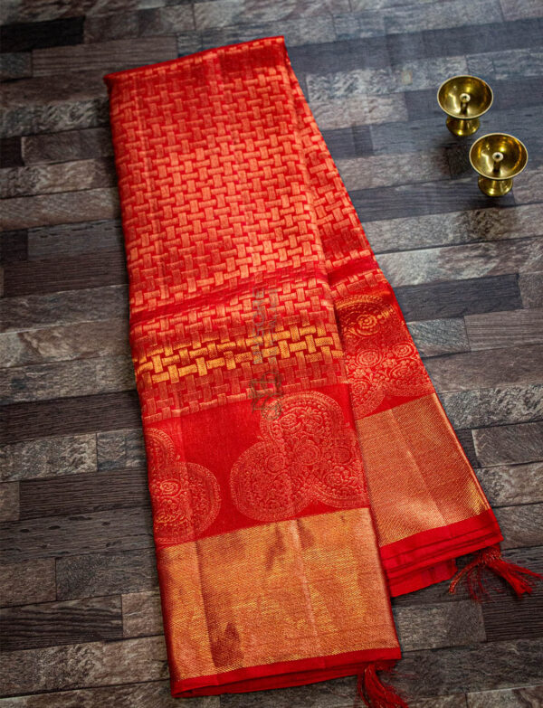Red Kanchipuram Silk Saree